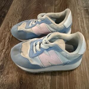 New Balance Kids Shoes - Blue and Pink size 8 toddler.